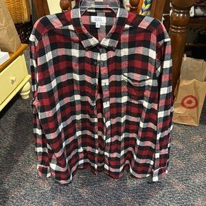Mens Croft&Barrow long sleeve flannel shirt